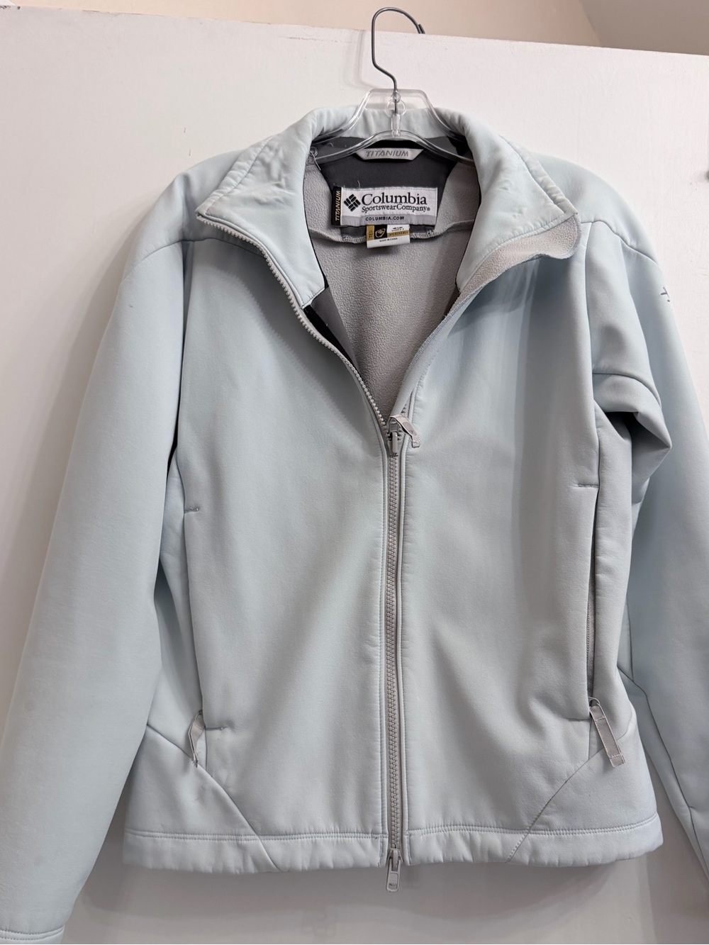 Columbia Women's Light Blue Softshell Utility Jacket